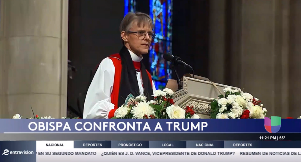 Obispa pide compasión a Trump en sermón inaugural mientras nuevas políticas migratorias generan controversia
