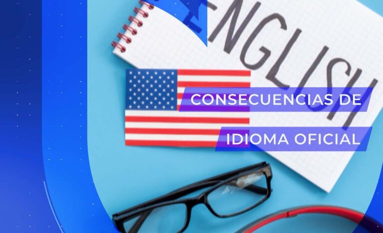 ¿Qué representa la designación del inglés como idioma oficial?