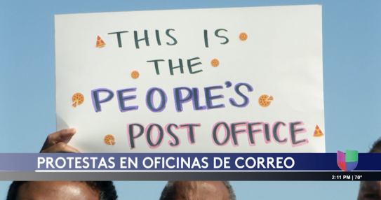 Más de 150 manifestaciones en todo el país para defender al USPS