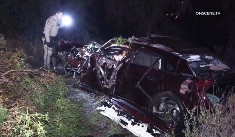Conductor muere luego de que su vehículo cayera de un puente