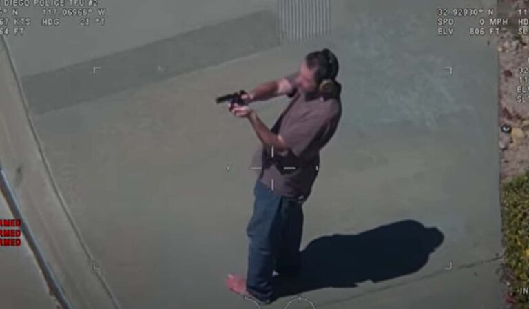 Difunden video del sospechoso abatido en Scripps Ranch