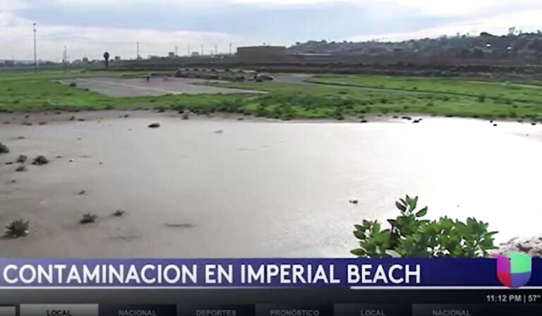 Acción legal ante la contaminación de agua en Imperial Beach