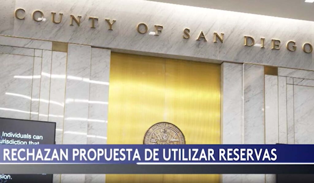 Rechazan propuesta para evitar recortes en servicios del Condado de San Diego