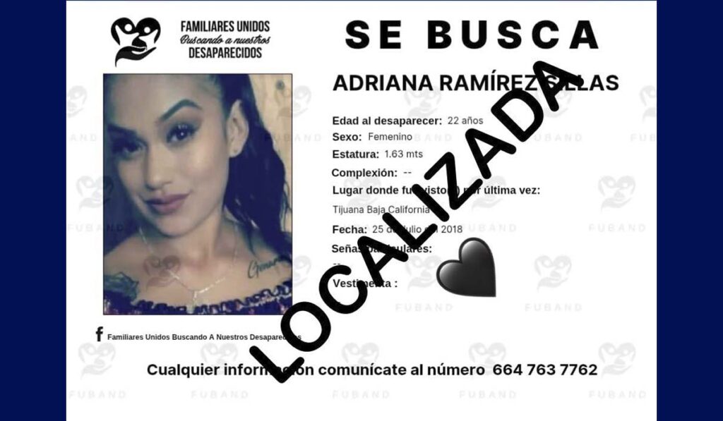 Madre buscadora encuentra restos de su hija después de siete años