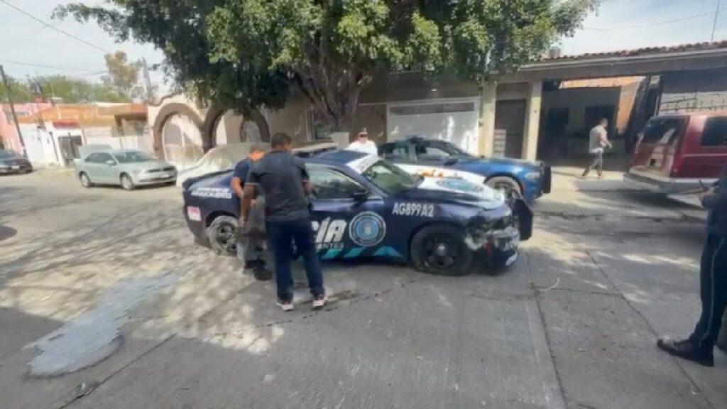 Robo de Patrulla de Policía Vial de Aguascalientes Termina en Chaotic Huidiza