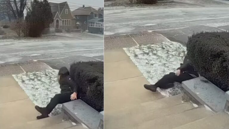 Abuelita es Lanzada Varios Metros por Fuertes Vientos durante Tormenta Invernal en San Diego
