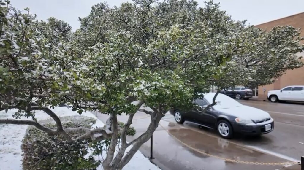 Nieve en Permian Basin: Autoridades advierten sobre precauciones necesarias