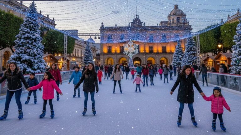 Conoce los horarios de la pista de hielo 2025 en el Festival Alegría Corregidora