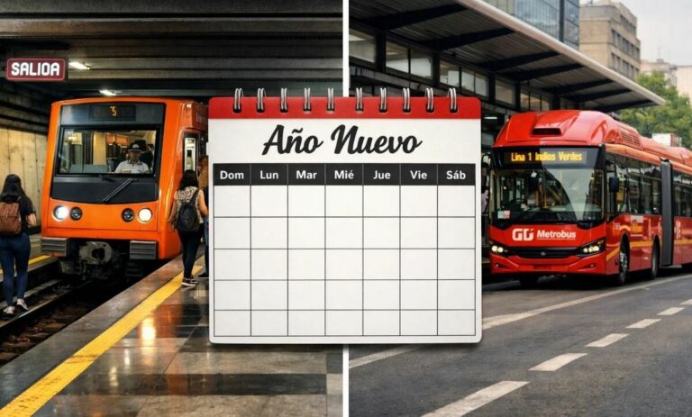 Horarios del Metro CDMX y Metrobús para Año Nuevo: ¿A Qué Hora Abren y Cierran?