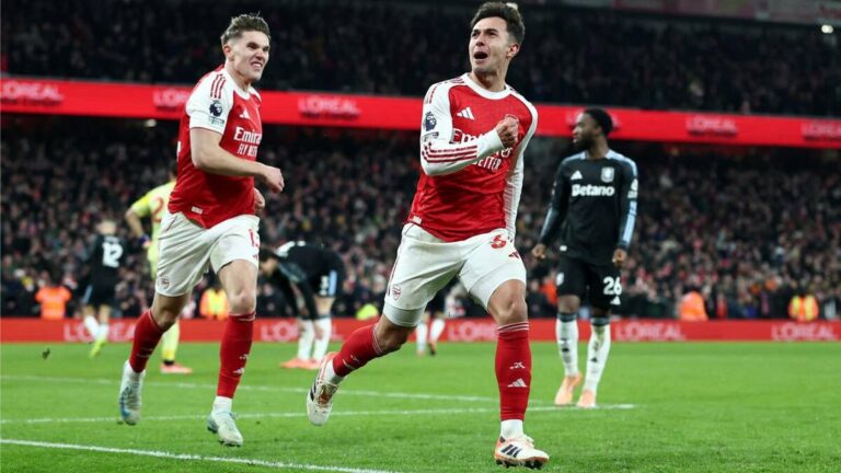 Arsenal Amplía su Ventaja en la Premier League tras la Victoria sobre Aston Villa