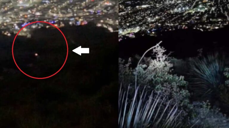 Cerro de las Mitras: Luz Misteriosa Captada en Santa Catarina | VIDEO