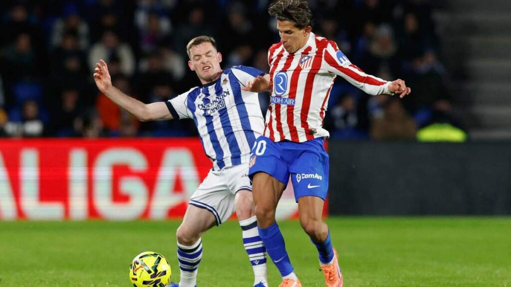 Atlético de Madrid Empata con Real Sociedad y Perdera Posiciones en la Liga Española