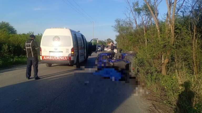 Trágico accidente de cuatrimoto en Montemorelos: mujer fallecida y hombre herido