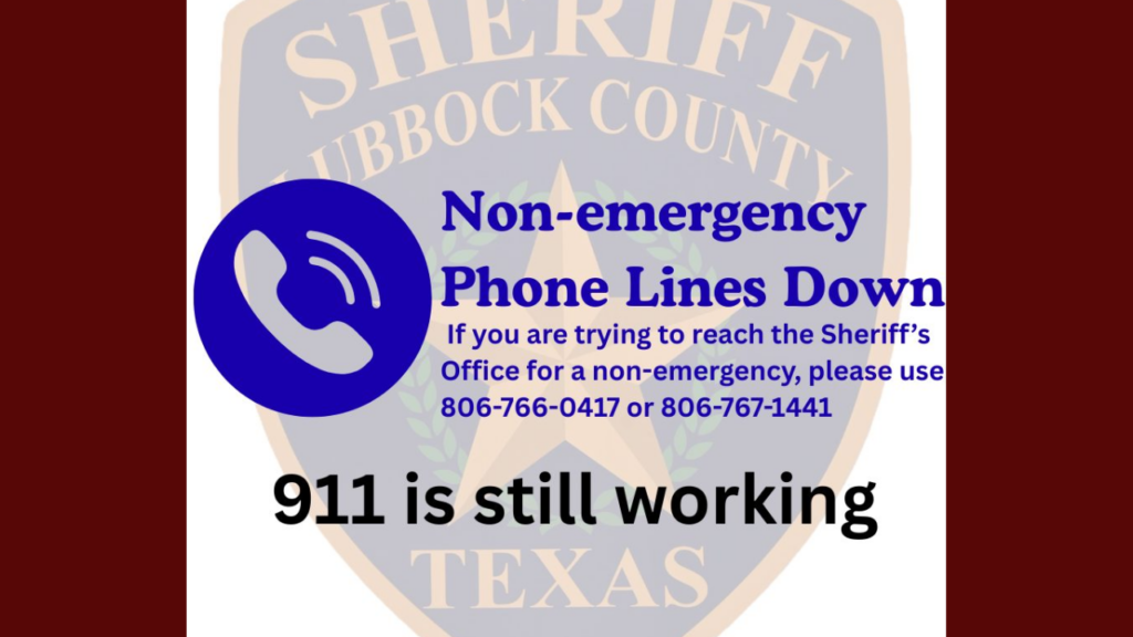 Interrupción del Servicio Telefónico Afecta Líneas Administrativas en el Condado de Lubbock