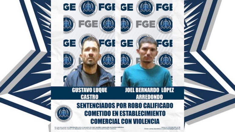 Sentencia de Seis Años para Asaltantes Armados en Mexicali