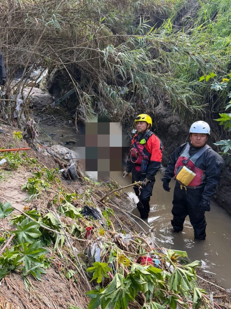 En hospital niña que sobrevivio al ser arrastrada por la corriente en las lluvias de Tijuana