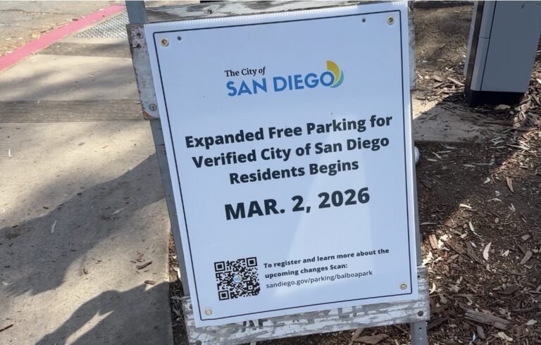 Residentes de San Diego ya pueden estacionarse gratis en siete lotes del Parque Balboa