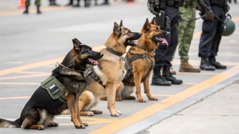 Informe revela muerte de perros militares en base de San Diego y propone reemplazarlos con robots
