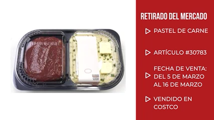 Costco retira del mercado kit de comida por posible contaminación
