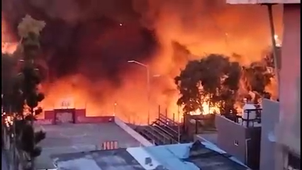 Alerta de incendio en Tijuana: seis viviendas afectadas en la Colonia Leandro Valle