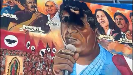 Mural de César Chávez en Parque Chicano es vandalizado tras denuncias contra el líder campesino