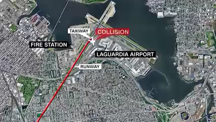 LaGuardia reabre tras colisión de avión de Air Canada; piloto y copiloto fallecen