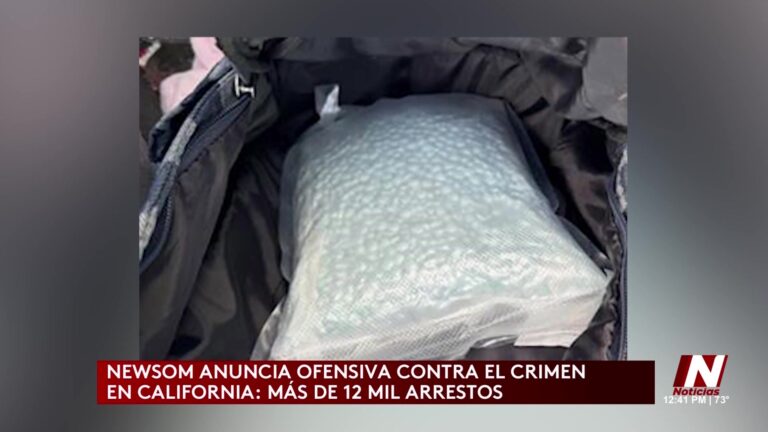 Operativo Contra El Crimen En California Liderado Por Gobernador Newsom