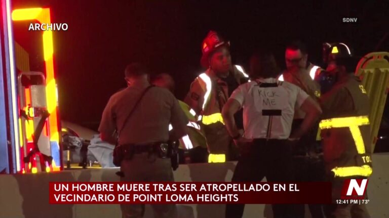 Accidente Fatal En Point Loma Deja A Un Peatón Muerto