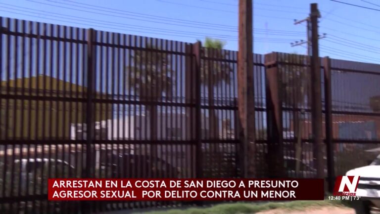 Detienen A Presunto Agresor Sexual En La Costa De San Diego