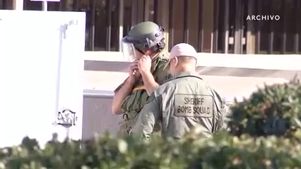 Santee, California: paquete sospechoso moviliza unidad de explosivos del alguacil