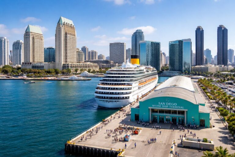 Amenaza de bomba paralizó terminal de cruceros en el centro de San Diego