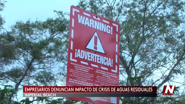 Dueños De Negocios En Imperial Beach Luchan Contra La Crisis De Aguas Residuales