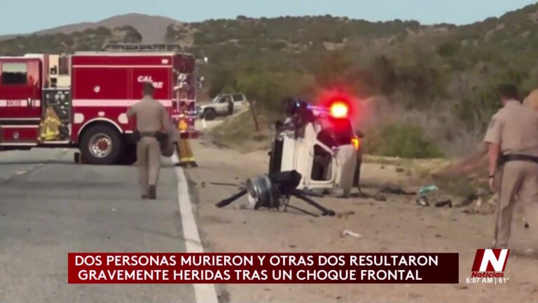 Choque Mortal En Julian: Dos Fallecidos Y Graves Heridos En Accidente Frontal