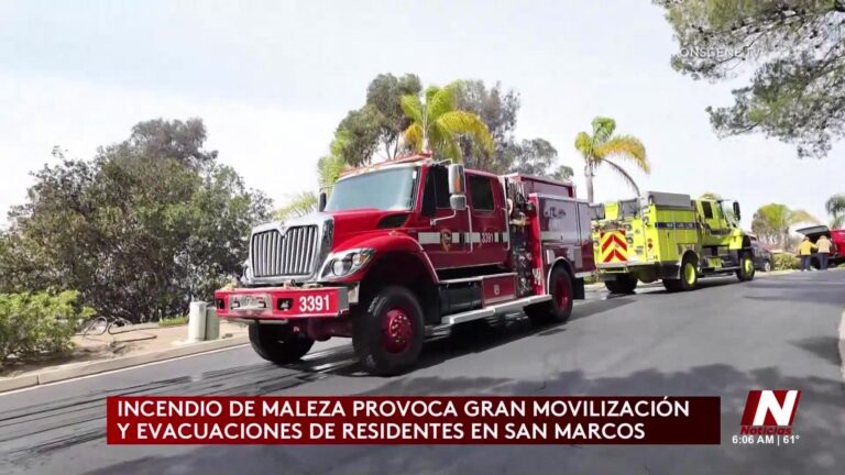 Incendio De Maleza En San Marcos: Movilización De Emergencia Y Evacuación