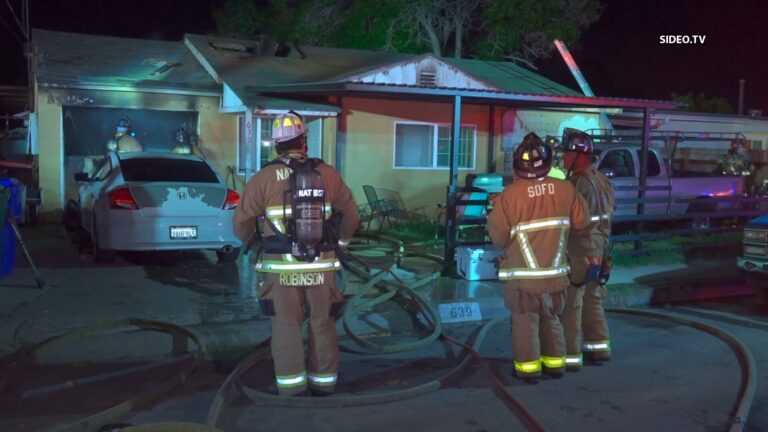 Incendio en vivienda de San Diego desplaza a familia con cuatro menores en plena madrugada