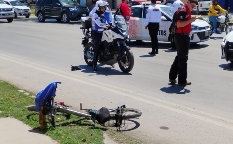 Accidente de Bicicleta en Bulevar Independencia Deja a Ciclista Herido en Torreón
