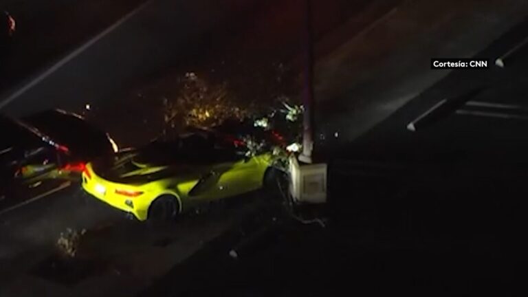 Persecución de alta velocidad termina en violento choque y captura del sospechoso