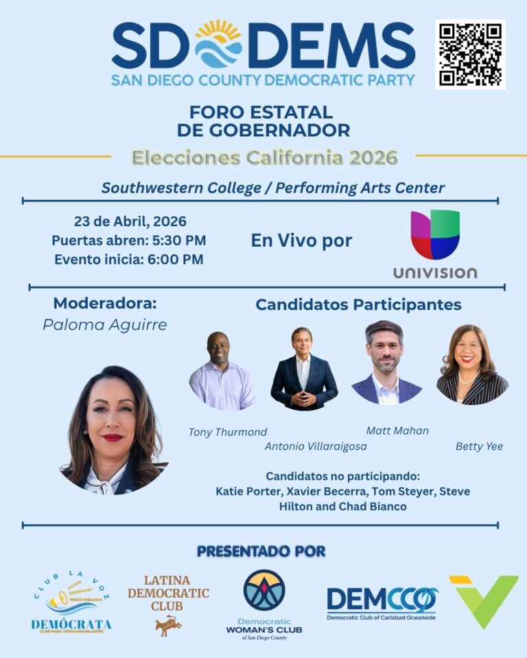Chula Vista será sede del primer foro en español con candidatos a la gubernatura de California
