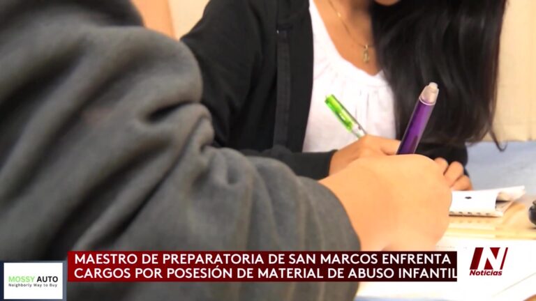 Docente De San Marcos Arrestado Por Posesión De Material De Abuso Infantil