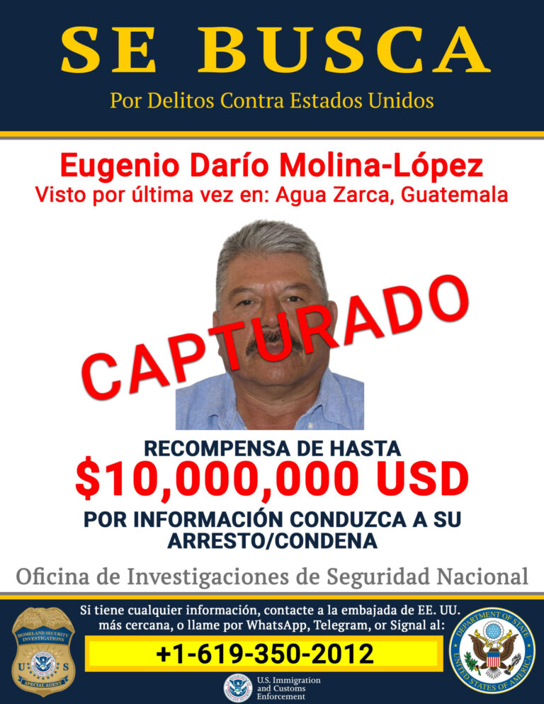 Capturan en San Diego a presunto líder del narcotráfico guatemalteco “Don Darío”