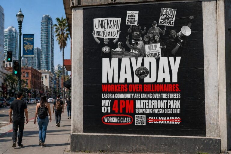 Convocan protestas en toda California por el Día del Trabajo con llamado a “apagón económico”