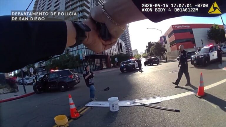 Investigan actuación policial tras pelea multitudinaria en Gaslamp Quarter