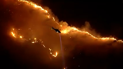 Incendio “Sandy” en Ventura consume más de 1,600 acres y provoca evacuaciones en California