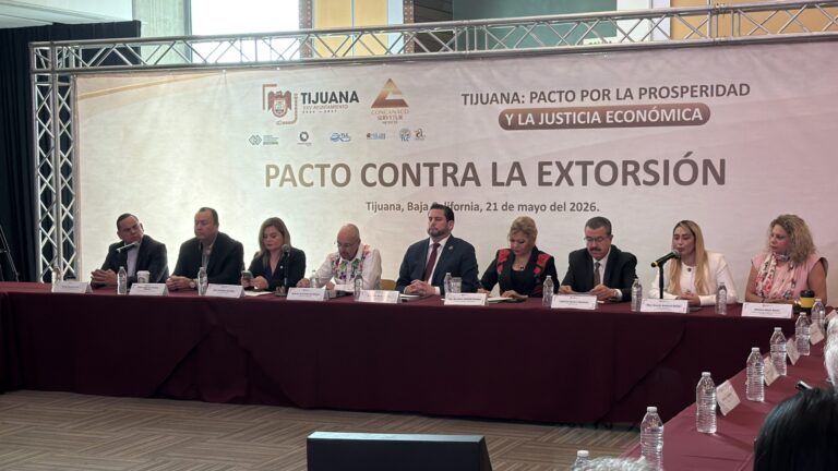 3 mil denuncias en Baja California impulsan pacto contra la extorsión