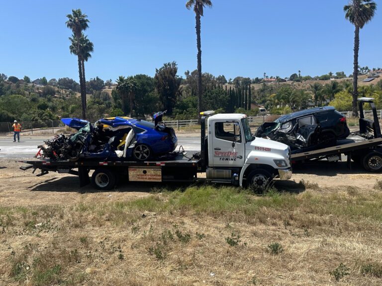 Accidente provoca cierre temporal de carriles en la Interestatal 8 cerca de Lakeside