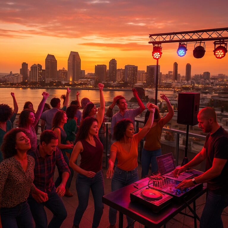 Glow Before Dark SD: Fiesta en la Azotea para Gen X y Millennials