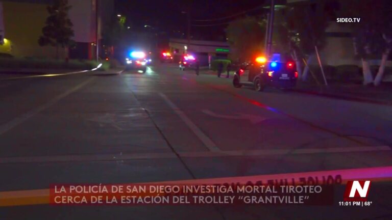 Investigan Mortal Tiroteo Cerca De La Estación Del Trolley En San Diego