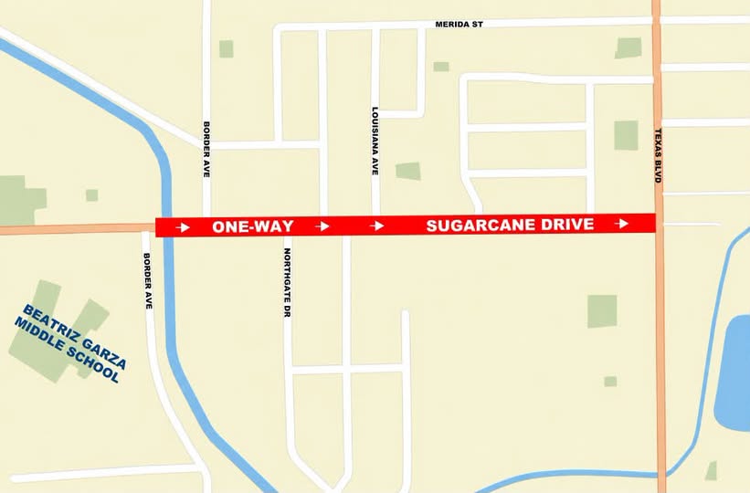Sugarcane Drive tendrá restricciones de tráfico por trabajos de repavimentación