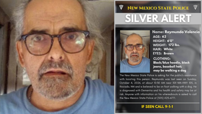 Continúa búsqueda por Alerta Silver en el Condado de Mora con apoyo de la Guardia Nacional de Nuevo México