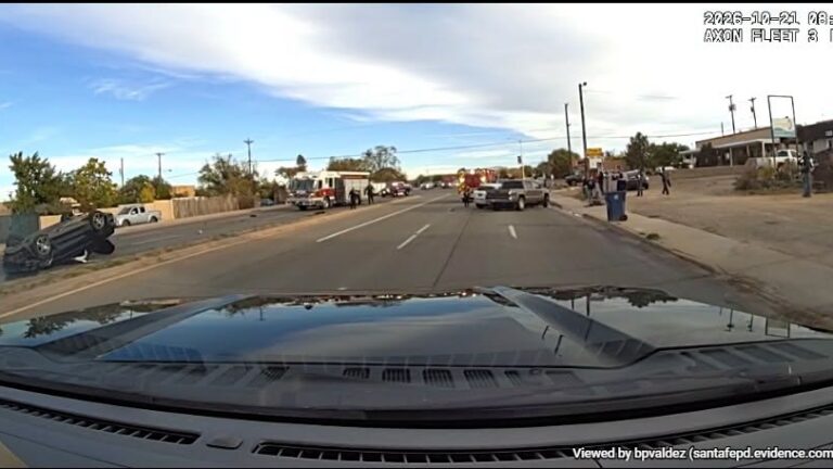 Accidente de tres vehículos en St. Francis Drive deja un herido grave en Santa Fe